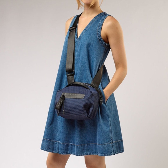Daniella Lehavi Bonnie Crossbody Bag in Navy. - Picture 7 of 7